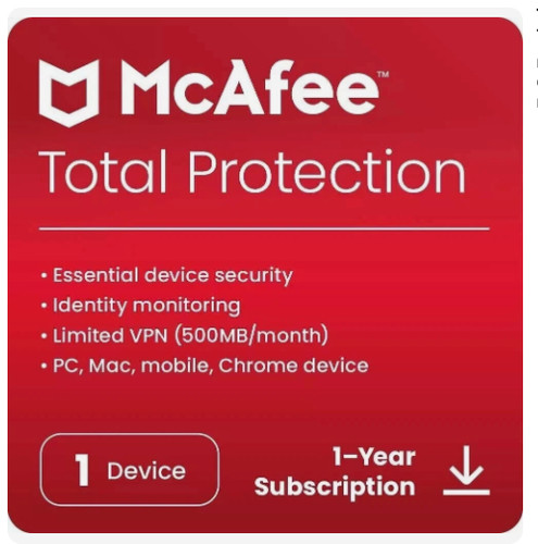 Year mcafee total - 1,