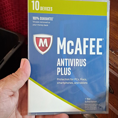 Mcafee antivirus plus year - plus, 1-year
