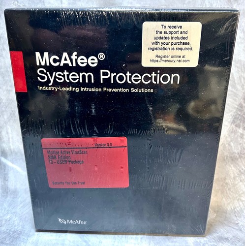 Mcafee system protection box - system,